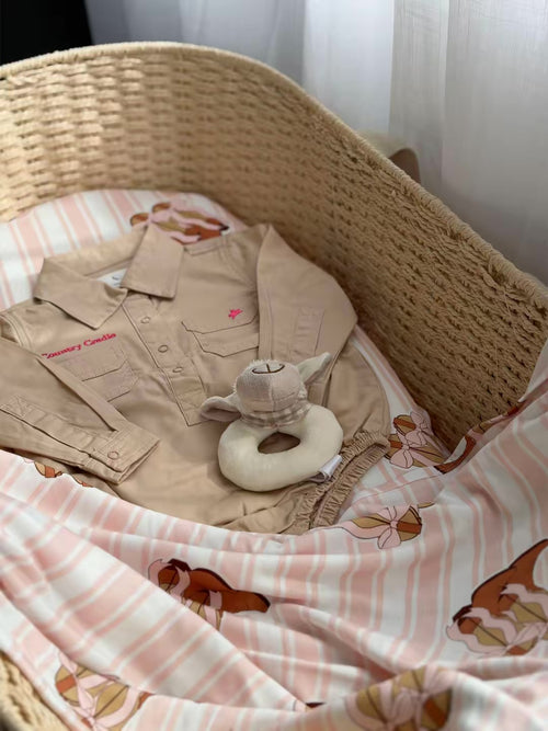 Boot Scootin' Bamboo Bassinet Sheets